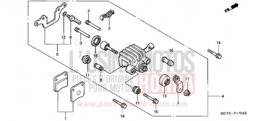 PARKING BRAKE CALIPER FJS600A5 de 2005